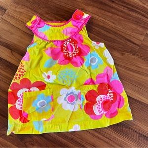 Bright floral Baby Girl Top || Toddler Tank